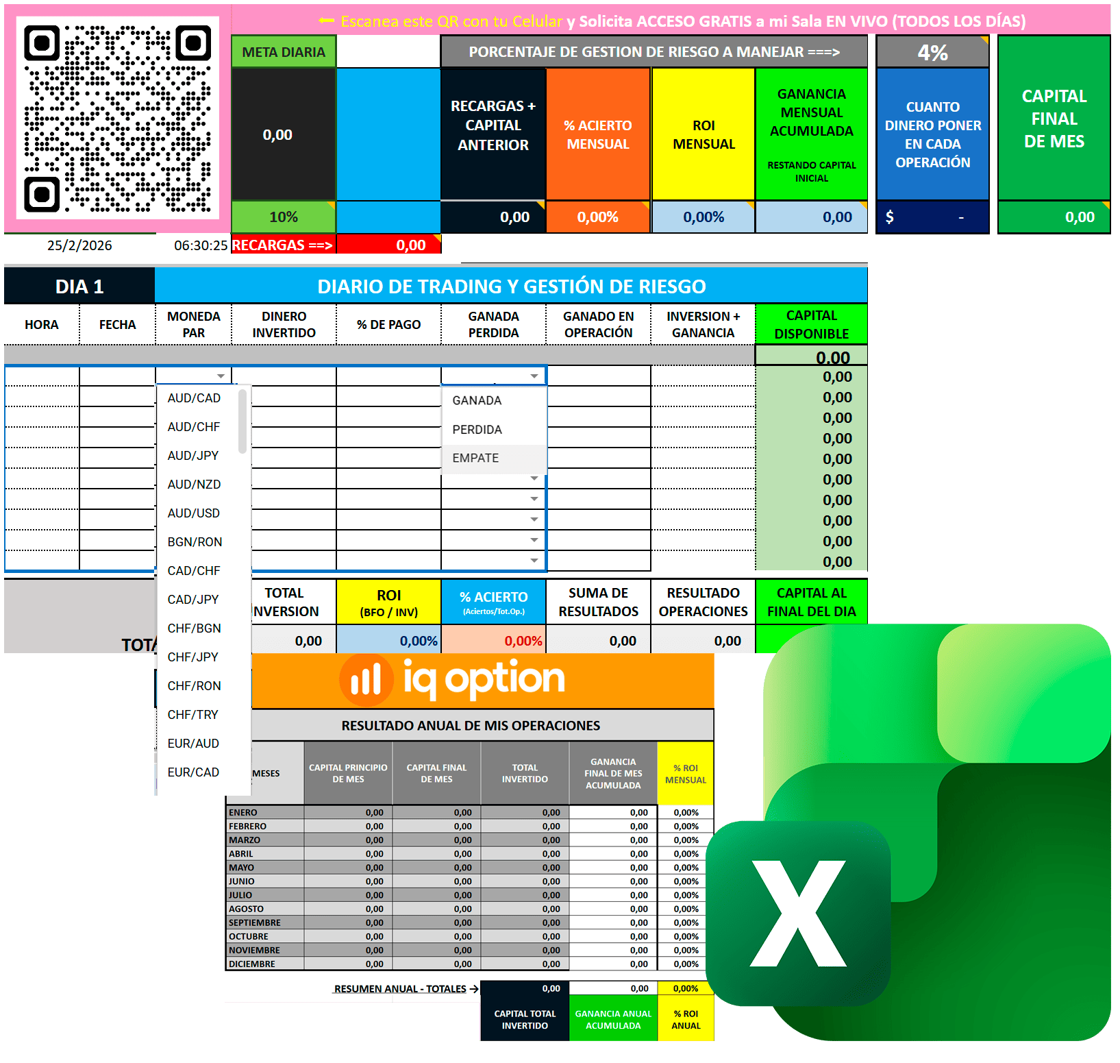 Diario Excel Pro de Gestión